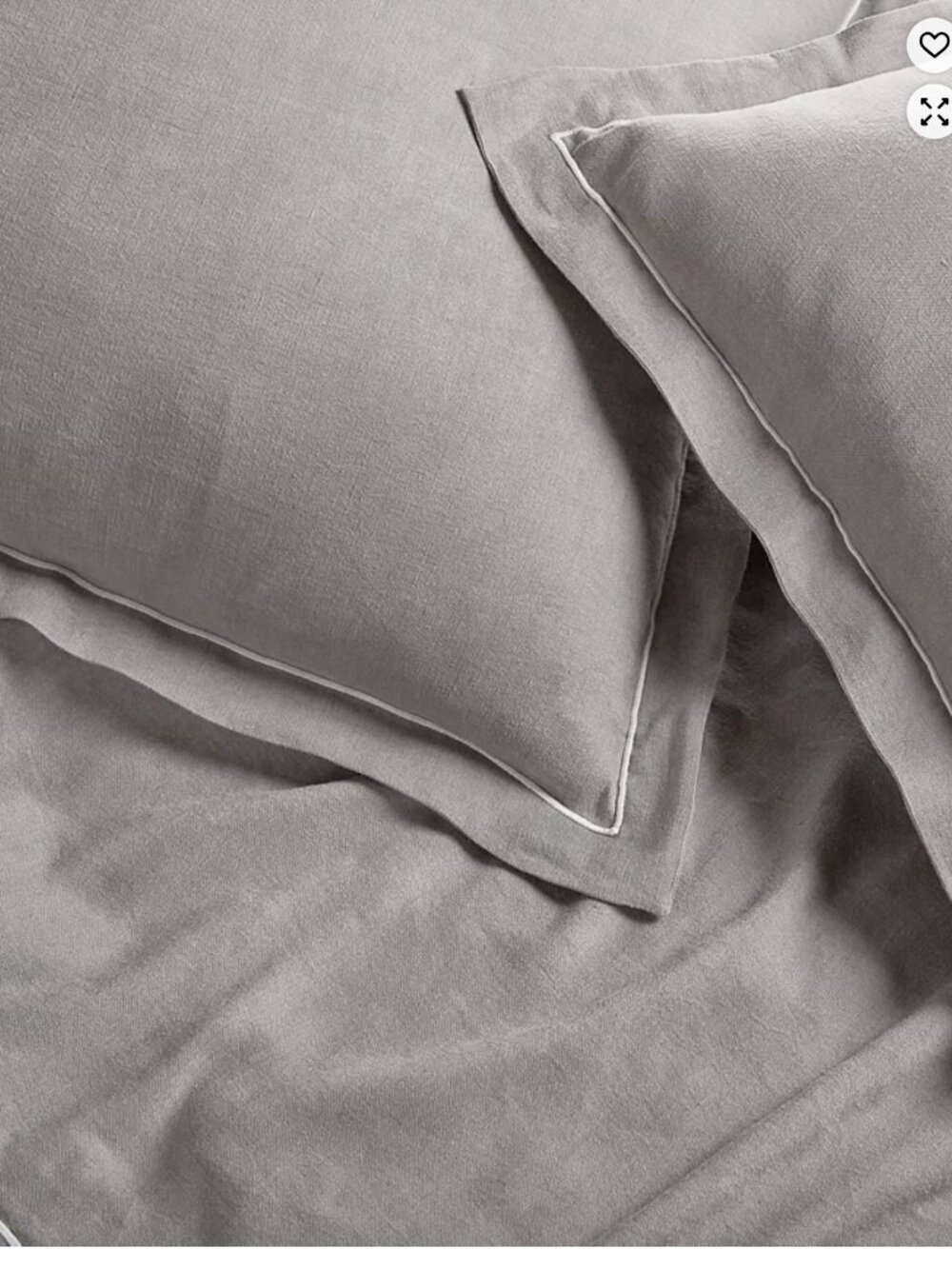 NEW Hotel Collection Linen/Modal Blend 3-Pc. Duvet Cover Set, King